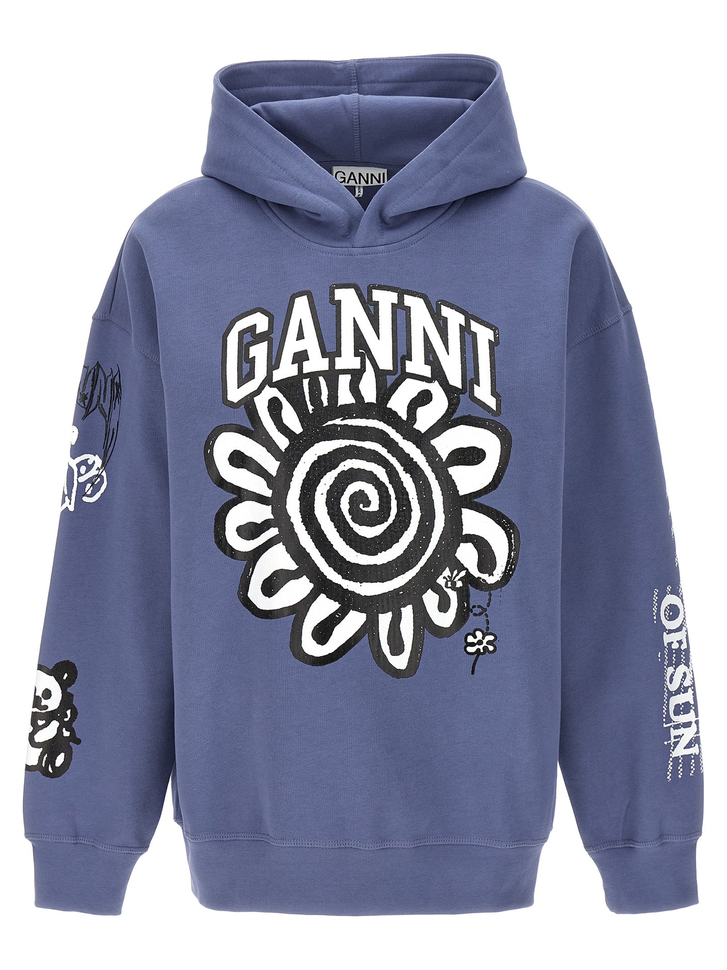 GANNI Sweatshirt Woman  blue T3775758