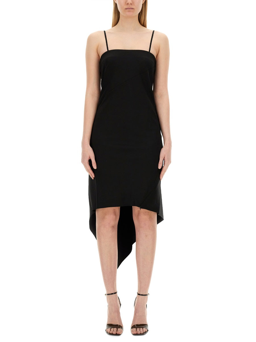 Helmut lang DRESS WITH SCARF HEM O01HW601001