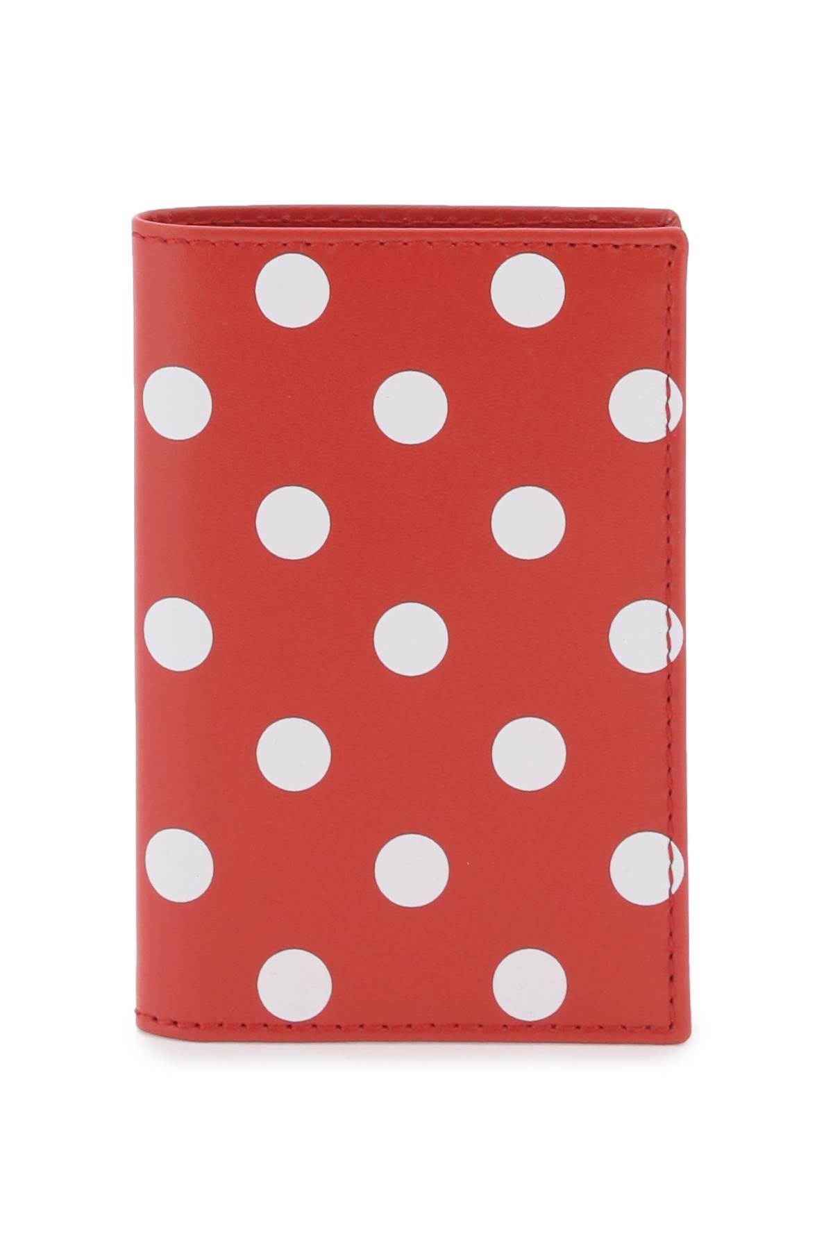 Comme Des Garçons Wallet polka-dot bifold wallet SA6400PDRED