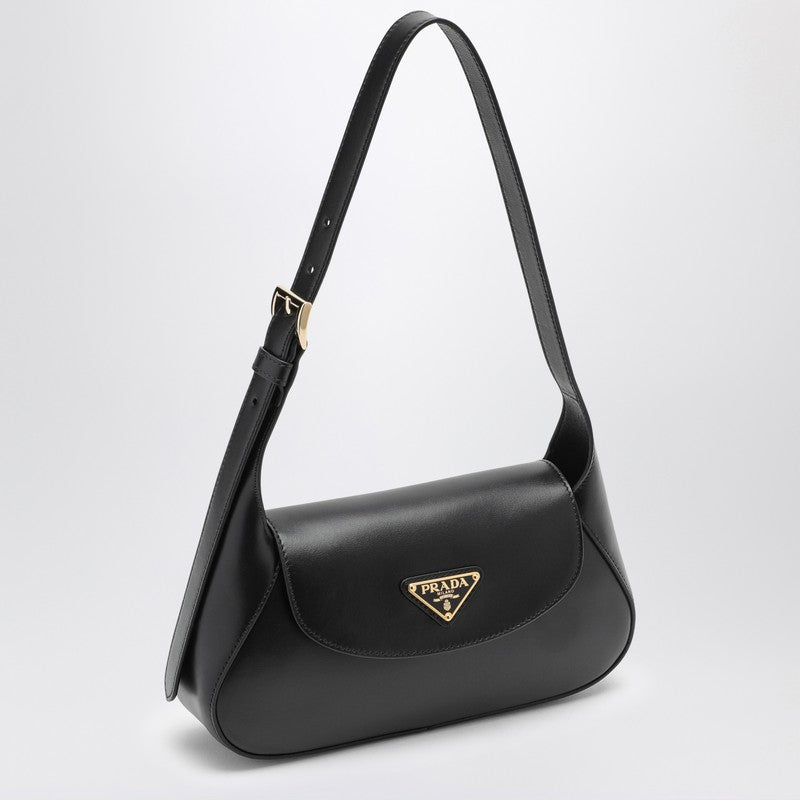 Prada Small black leather shoulder bag 1BD358OOO2AIXP_PRADA-F0002