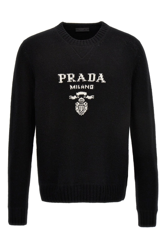 Prada LOGO INTARSIA SWEATER UMB223S2111YMWF0002