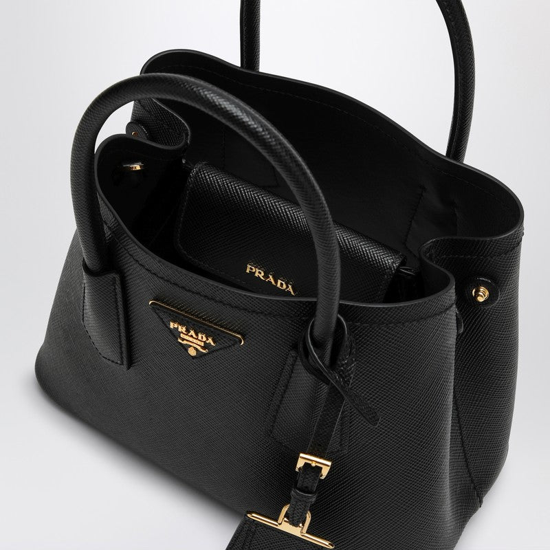 Prada Double mini black bag in Saffiano 1BG443XOO2A4AP_PRADA-F0002