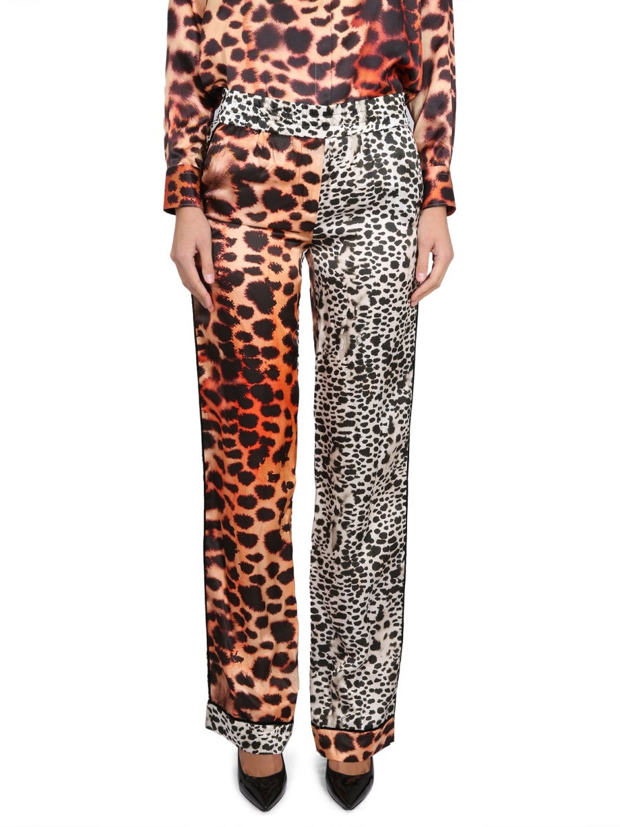 roberto cavalli MORAY EEL PRINT PANTS QKT210SZF4905558