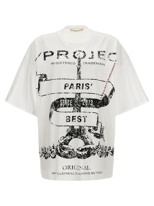 Y/Project 'EVERGREEN PARIS' T-SHIRT 204TS002EVERGREENOPTICWHITE