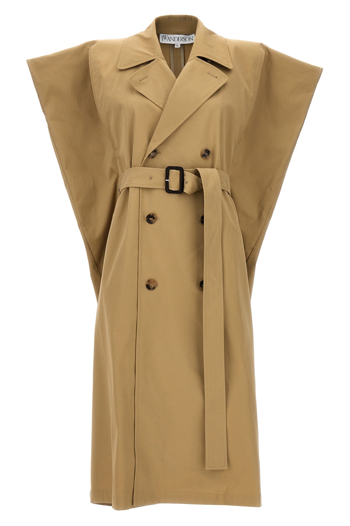 JW Anderson SLEEVELESS DOUBLE-BREASTED TRENCH COAT CO0279PG1410130