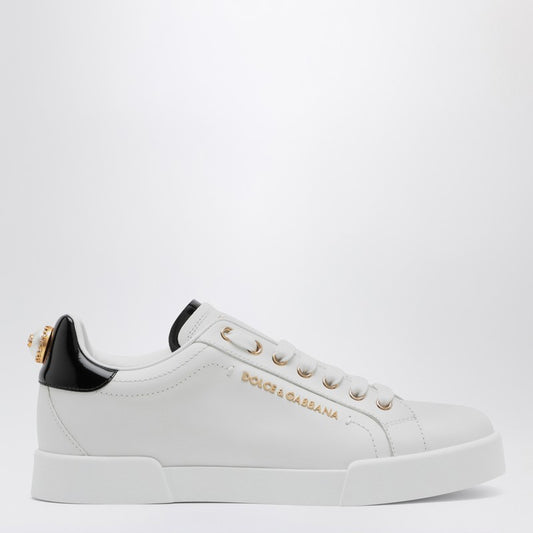 Dolce & Gabbana Dolce&Gabbana White and gold low sneakers CK1602AH506P_DOLCE-89662