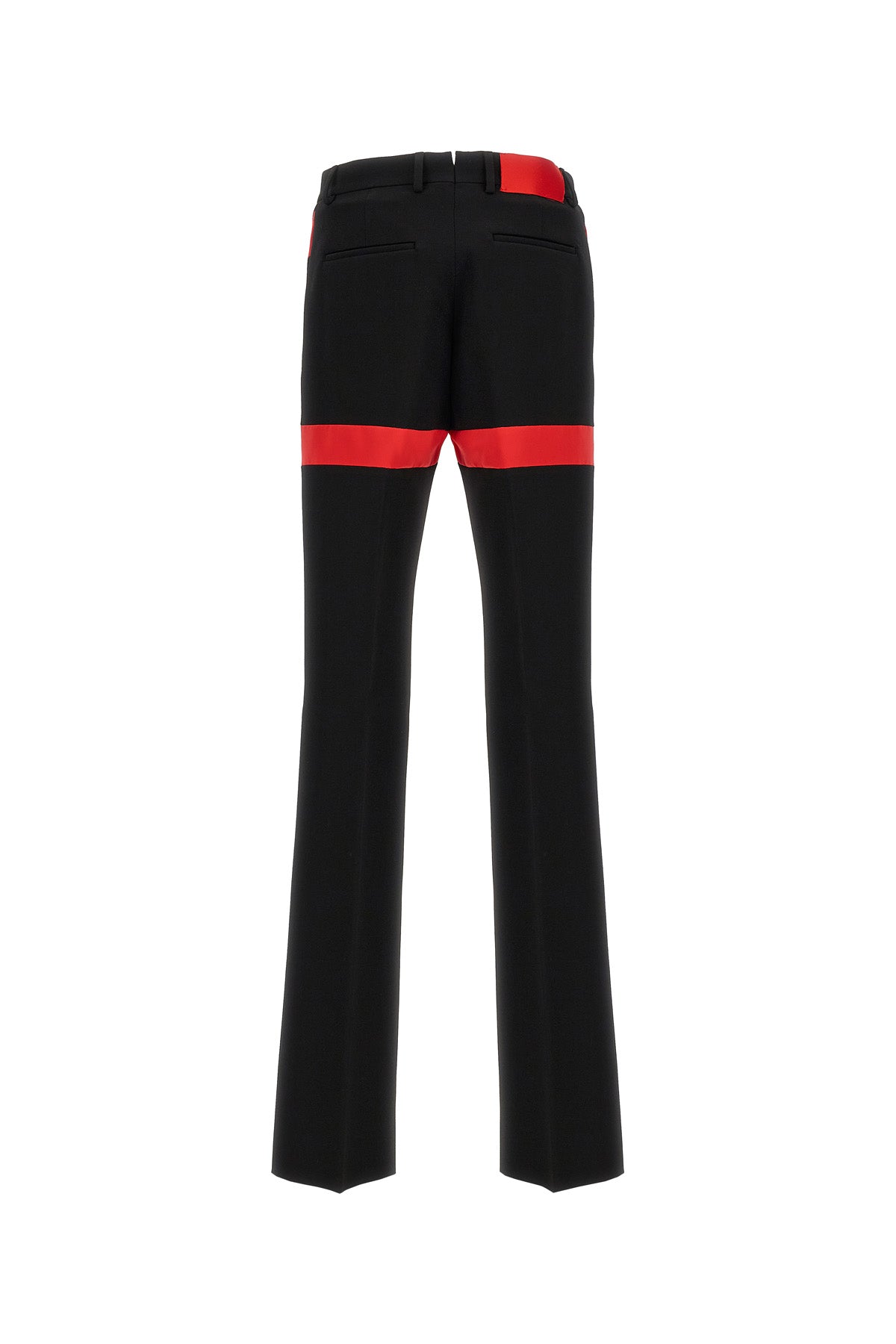 FERRAGAMO CONTRAST INSERT PANTS 0761172BLACK