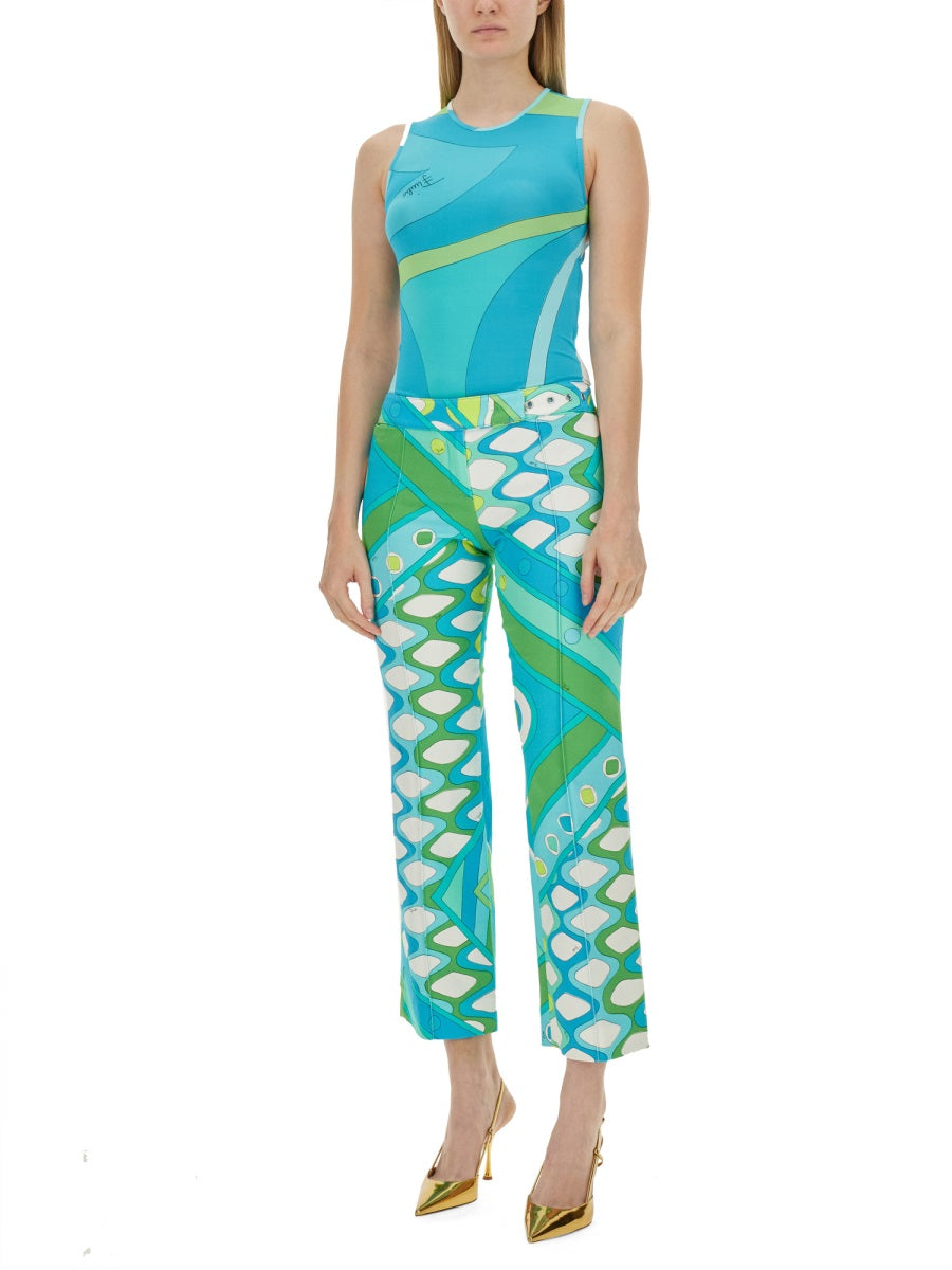 Emilio Pucci GABARDINE PANTS 4HRT534H728023