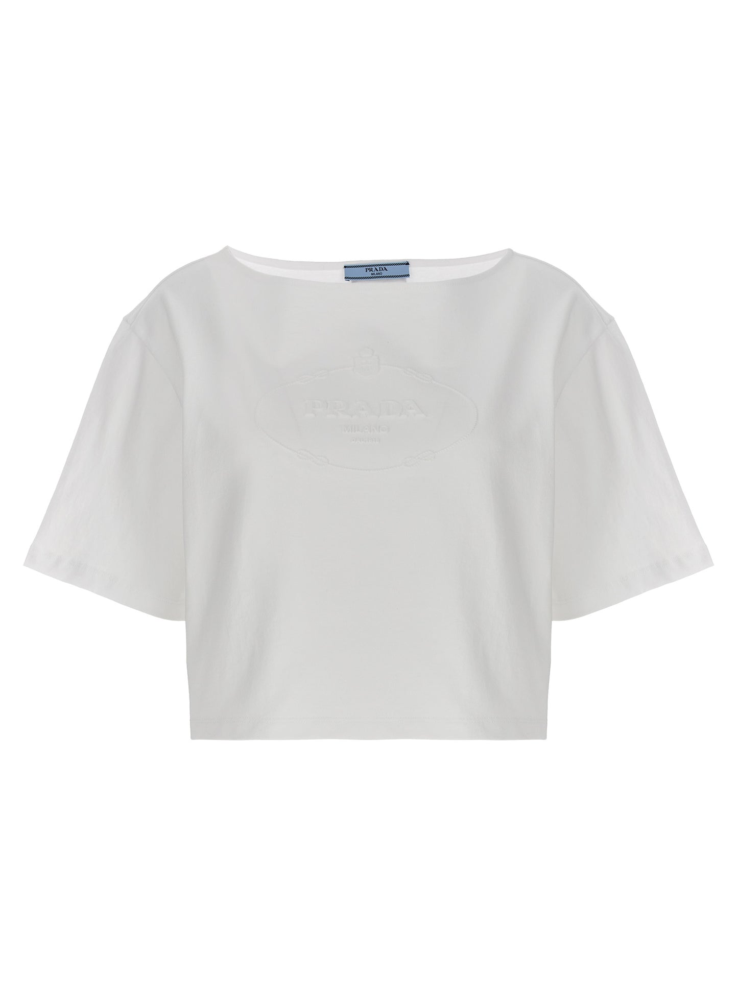 Prada LOGO CROPPED T-SHIRT 3546BSOOO14LQF0009