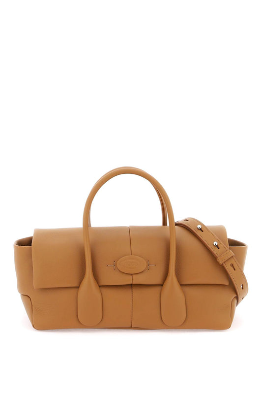 Tod's "di bag reverse ew flap leather handbag in XBWDBRI0200YATS001