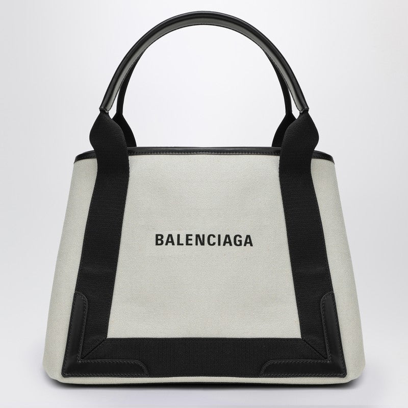 Balenciaga Cabas bag small cream cotton canvas 3399332HH3NP_BALEN-9260