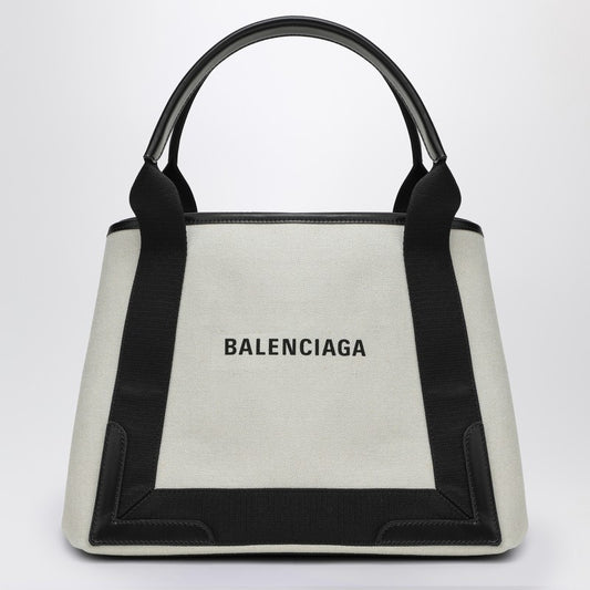 Balenciaga Cabas bag small cream cotton canvas 3399332HH3NP_BALEN-9260