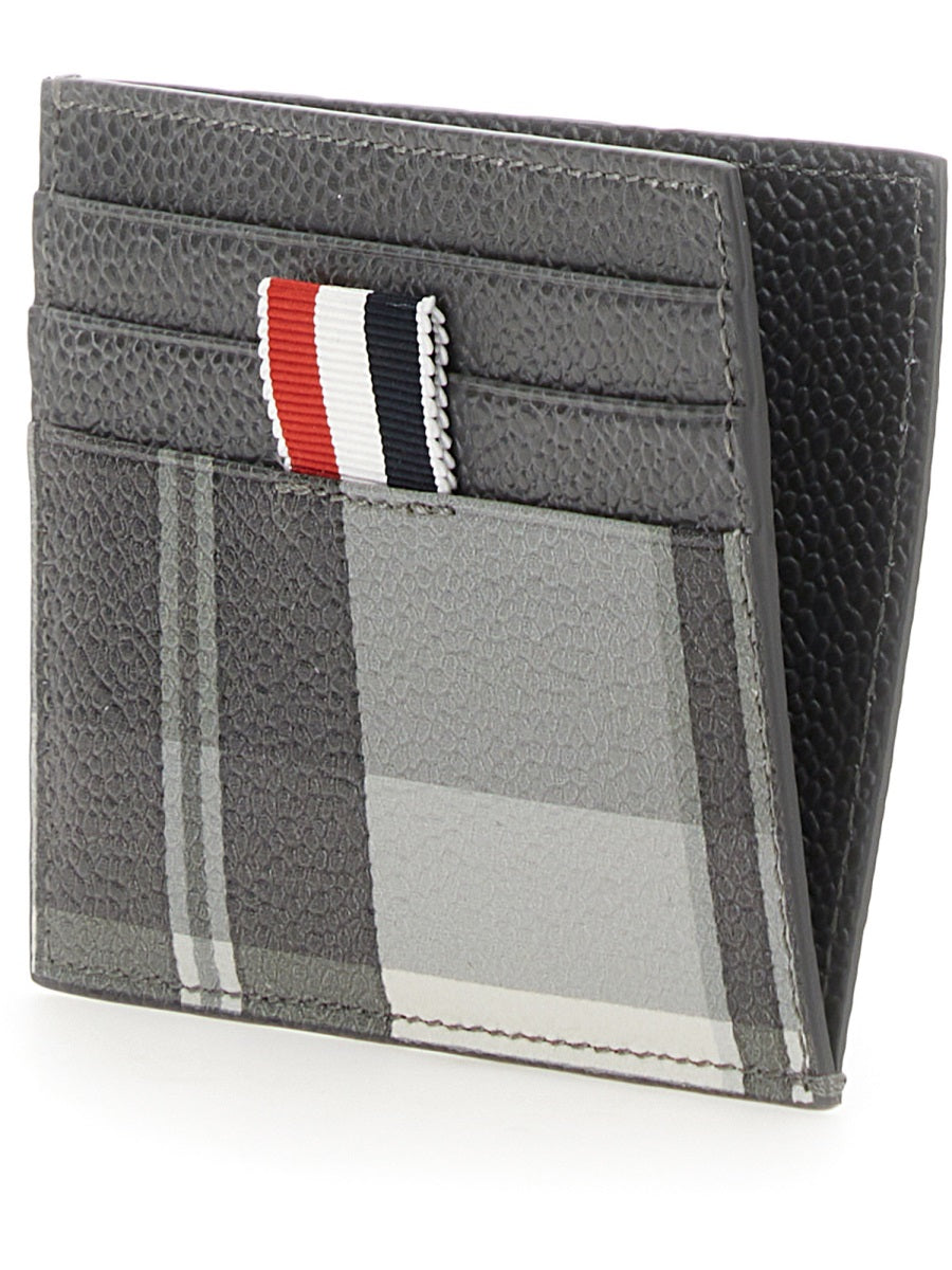 Thom Browne CARD HOLDER WITH LOGO MAW220AL0041980