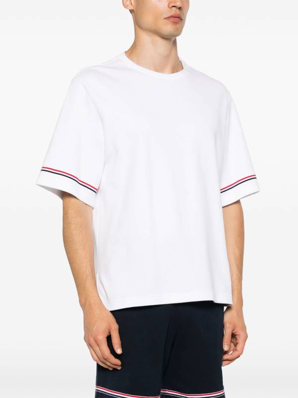 Thom Browne T-shirts and Polos White MJS282AJ0199100