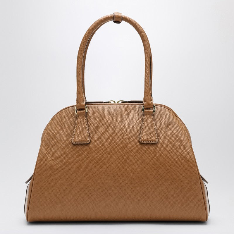 Prada Medium caramel-coloured bag in Saffiano 1BG537MOM2A4AP_PRADA-F03BH