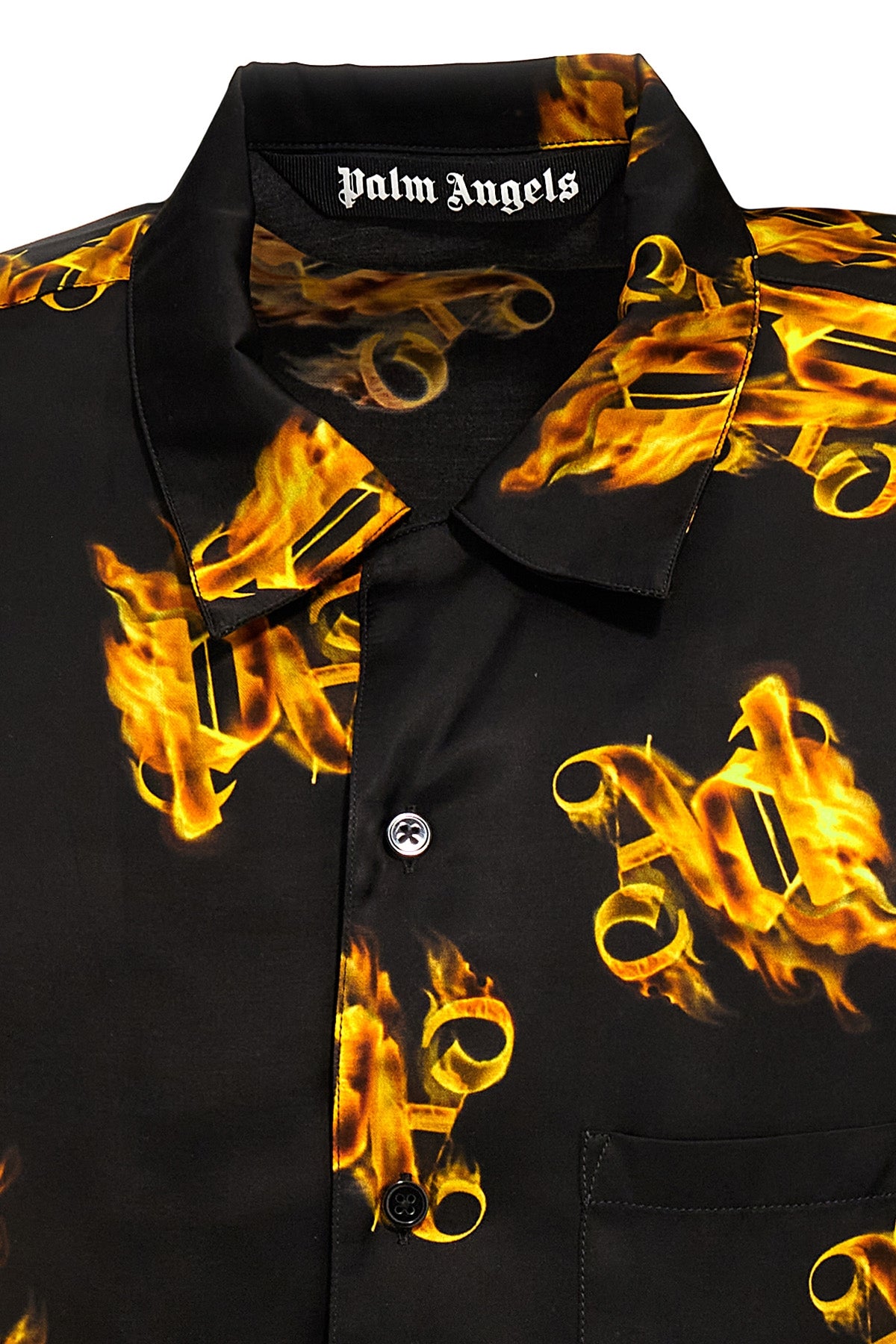 Palm Angels 'BURNING MONOGRAM' SHIRT PMGG005R24FAB00210761076