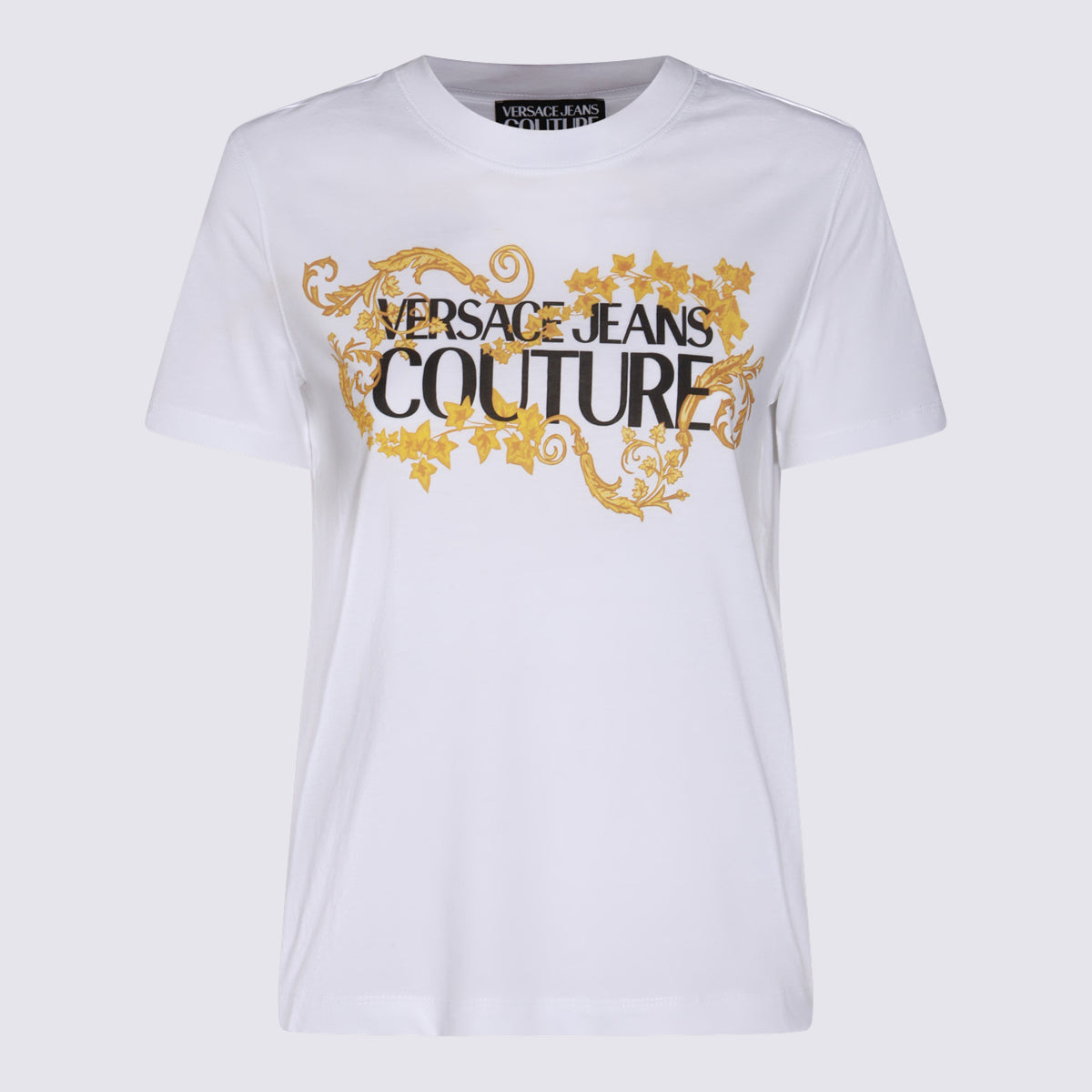 VERSACE JEANS COUTURE T-shirts and Polos White 77HAHE05CJ00EG03