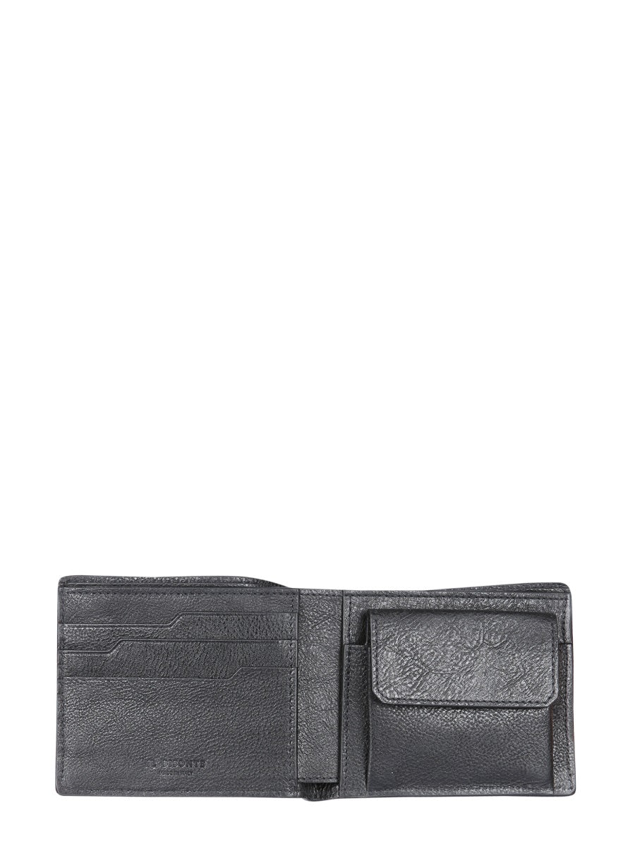 IL BISONTE BIFOLD WALLET WITH LOGO SBW060POX001BK301