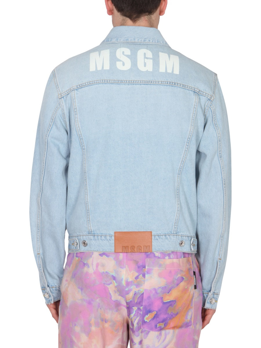 MSGM LOGO PRINT JACKET  3240MH42L22706282