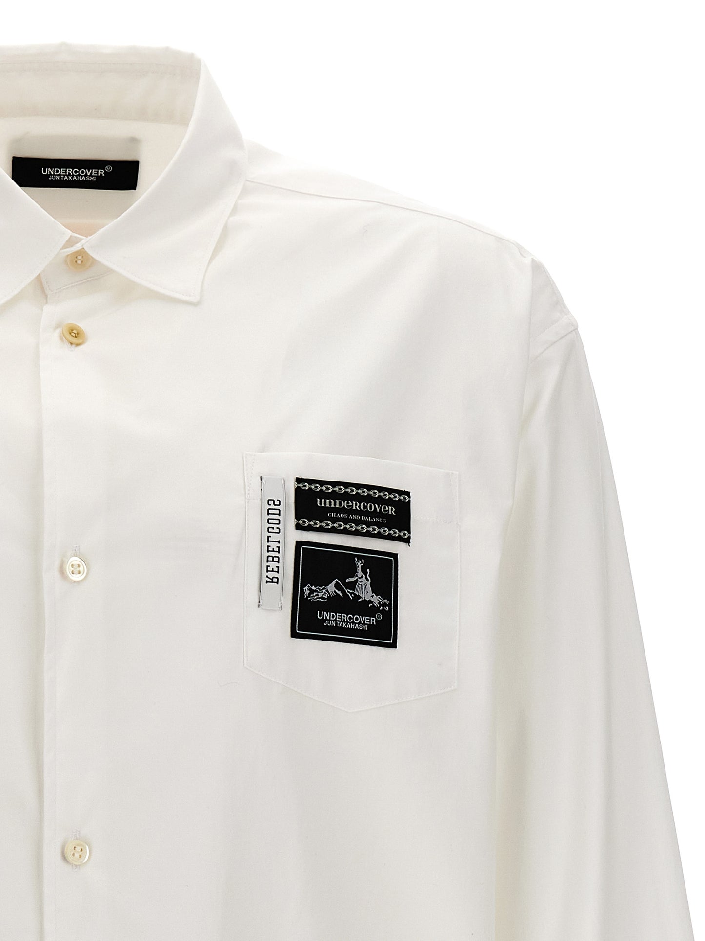 UNDERCOVER 'CHAOS AND BALANCE' SHIRT UC1D4404WHITE