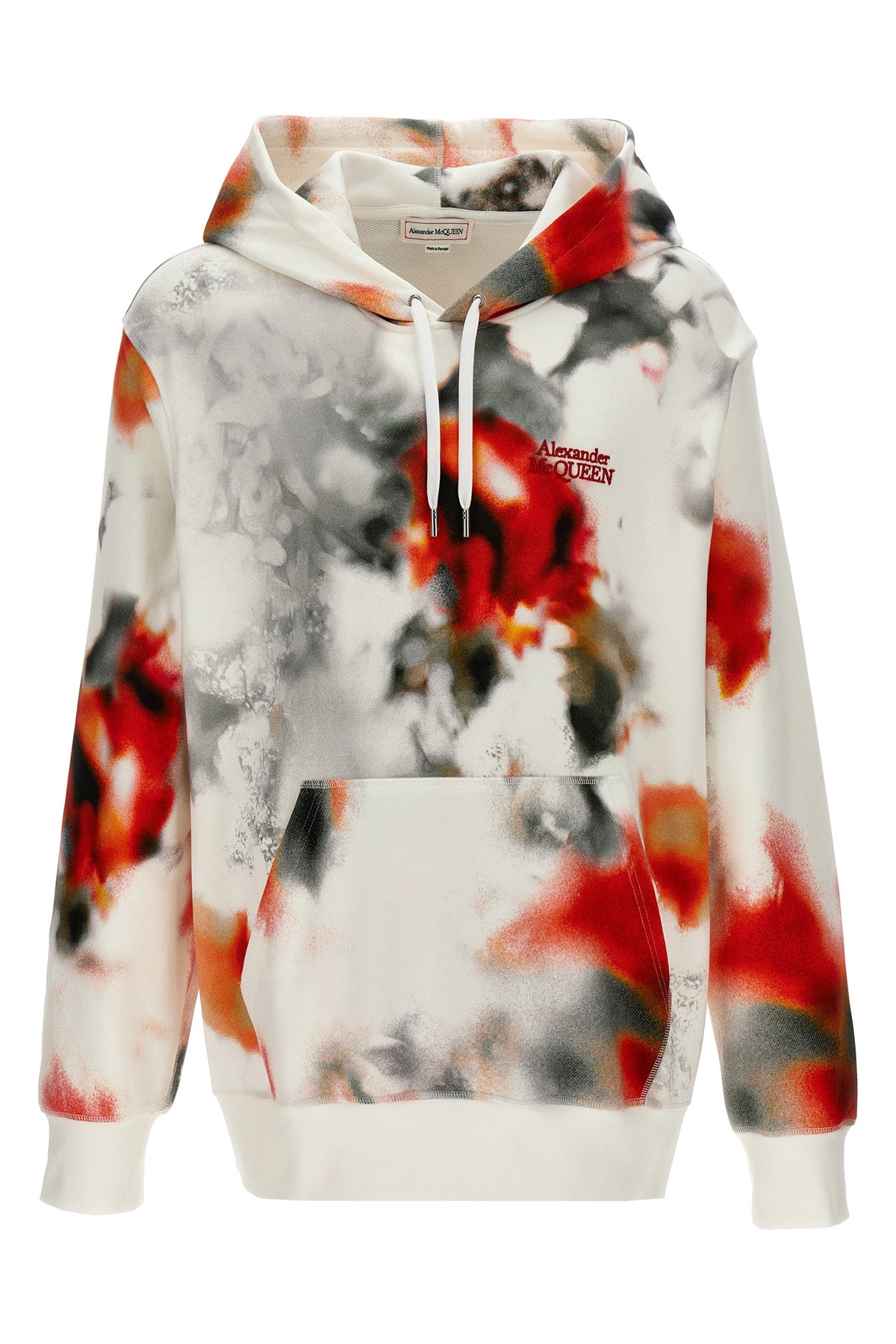 Alexander McQUEEN 'OBSCURED FLOWER' HOODIE 776275QXAAS9113