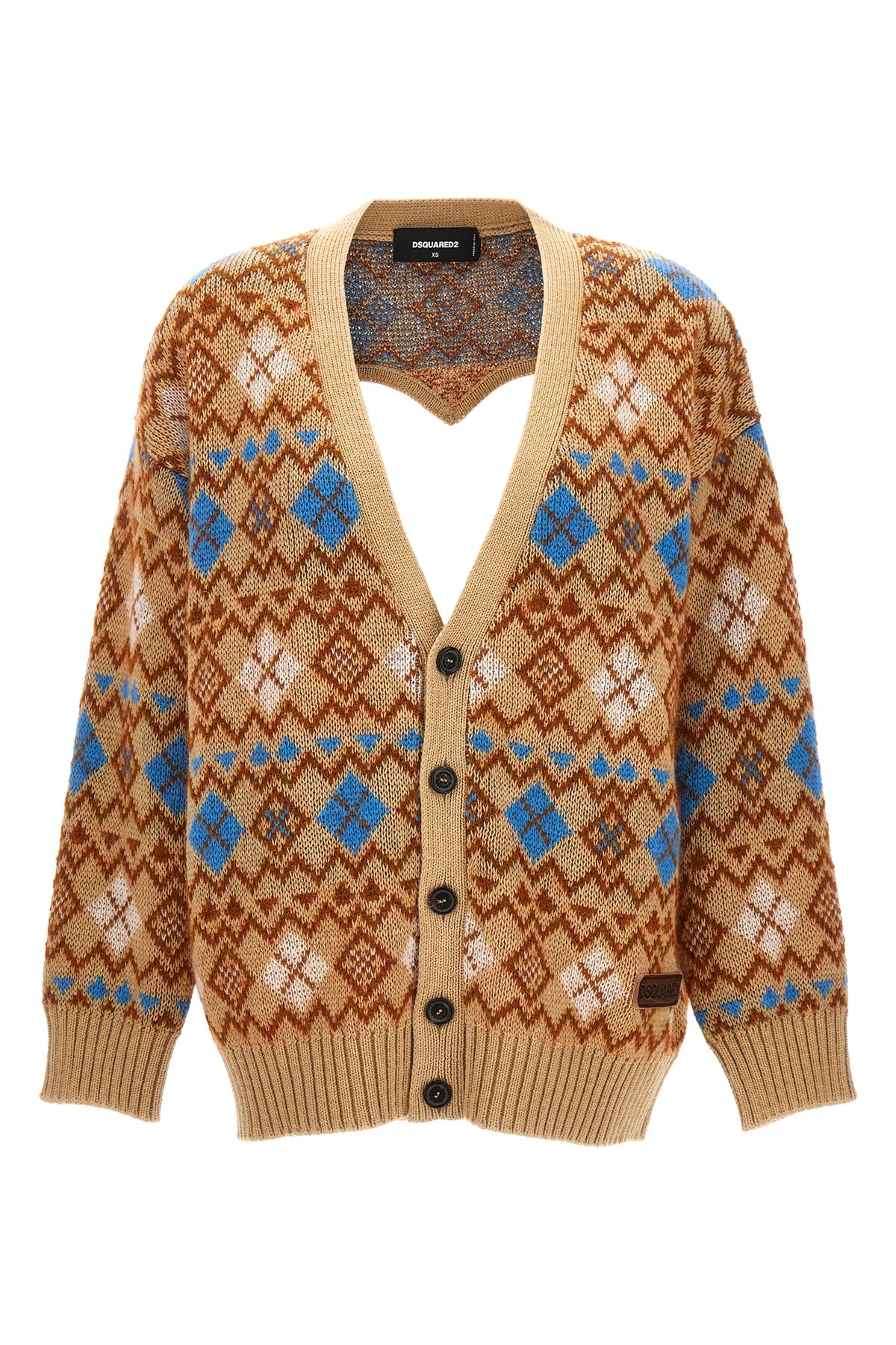 Dsquared2 'HEART VINTAGE SHETLAND' CARDIGAN S72HA1154S18363961