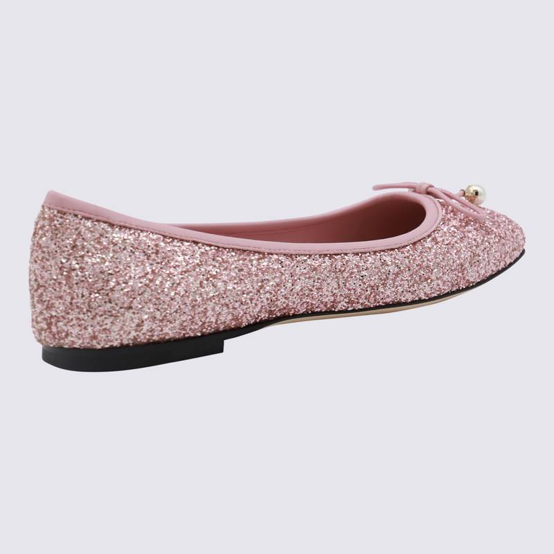 JIMMY CHOO Flat shoes Pink ELMEFLATPZF110039