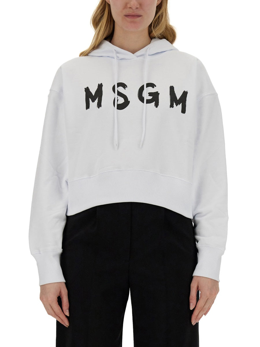 MSGM SWEATSHIRT WITH LOGO 3641MDM13624700001