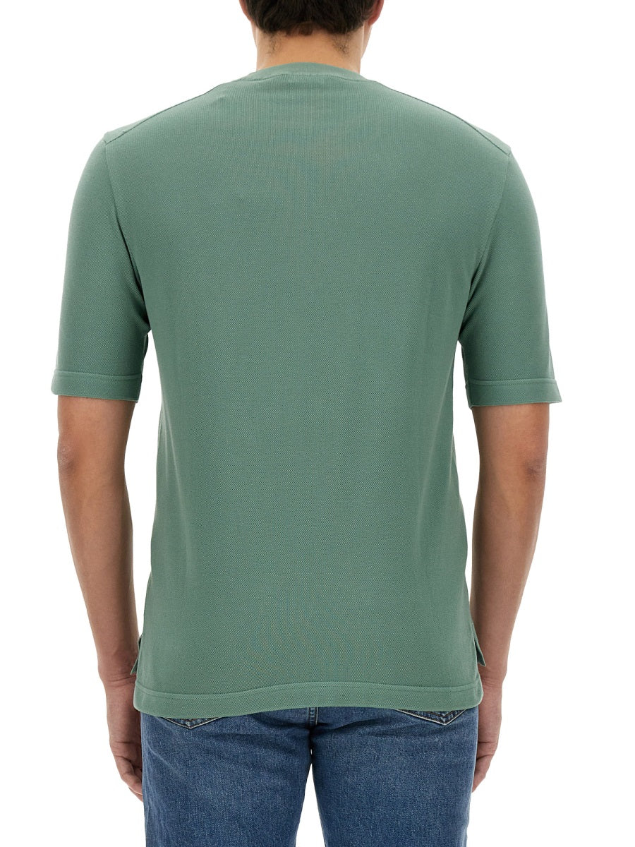 ZEGNA T-SHIRT WITH LOGO UDC9XA7C10V04-001