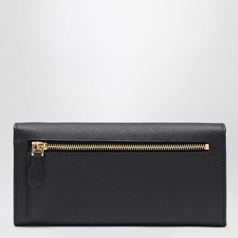 Prada Black/gold Saffiano wallet 1MH132QWAQ_PRADA-F0002