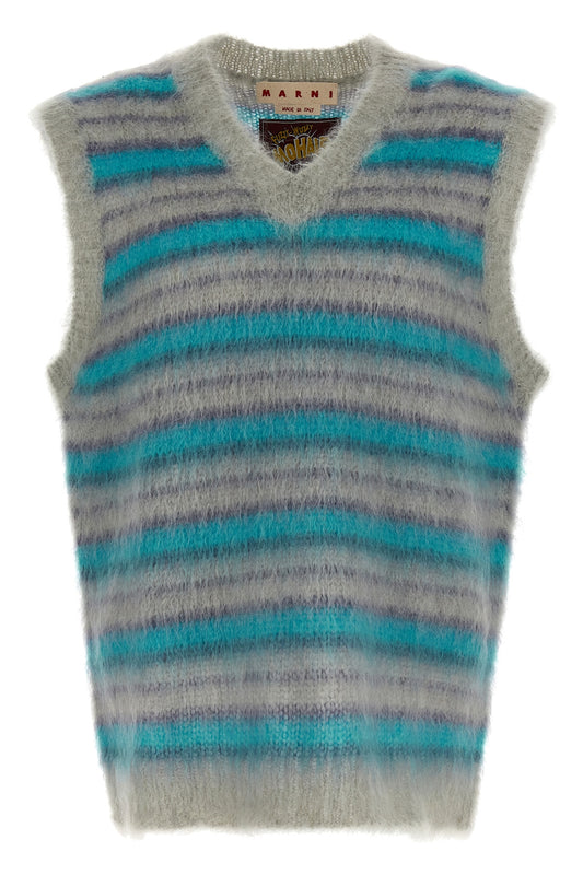 Marni 'BRUSHED STRIPES FUZZY WUZZY' VEST CVMG0076Q0UFU191RGN07