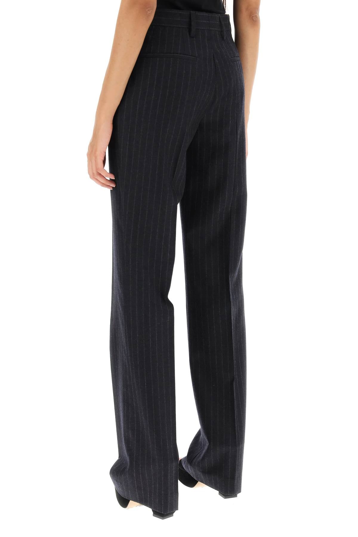 Dries Van Noten pinstripe flannel parchia trousers PARCHIA7180901