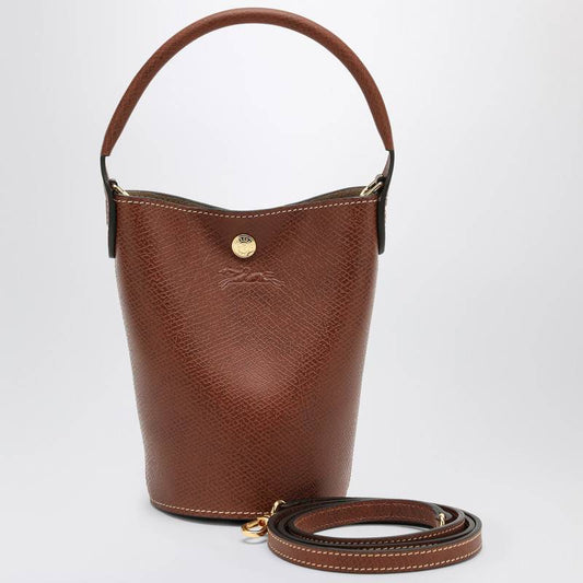 LONGCHAMP XS Épure Brown Bucket Bag 10213HYZP_LONG-035