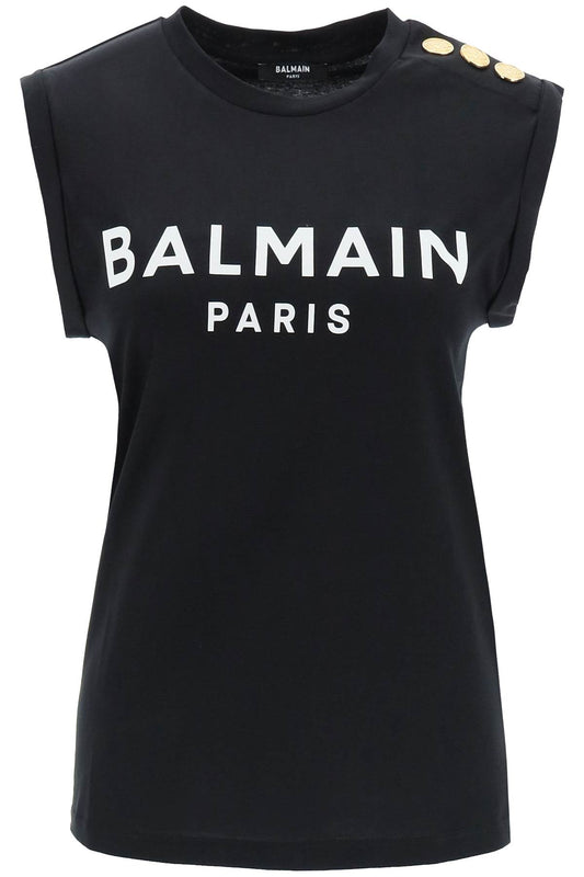 Balmain Top black CF1ED001BB02EAB