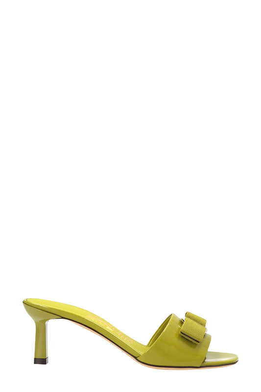 FERRAGAMO 'GLO' MULES 0758007TROPICGREEN