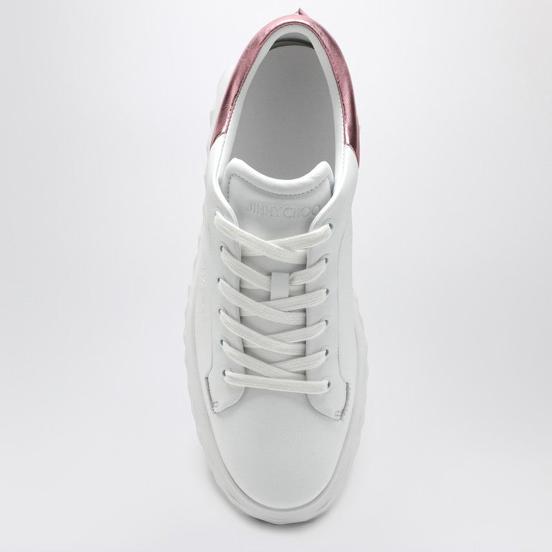 JIMMY CHOO Diamond Maxi white/pink metallic Sneaker DIAMONDMAXIFIIBFBP_JIMCH-WP