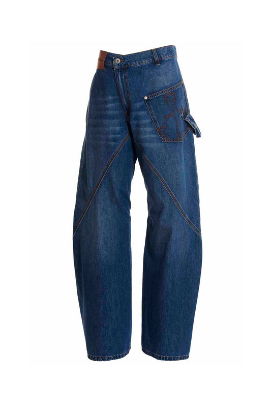 JW Anderson EMBROIDERED LOGO JEANS DT0057PG1164804