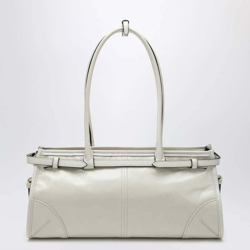 Prada Medium white leather handbag 1BA426MOO2CYRQ_PRADA-F0PG7