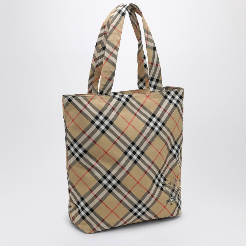 Burberry Check Sand small tote bag 8097716158564P_BURBE-A2021