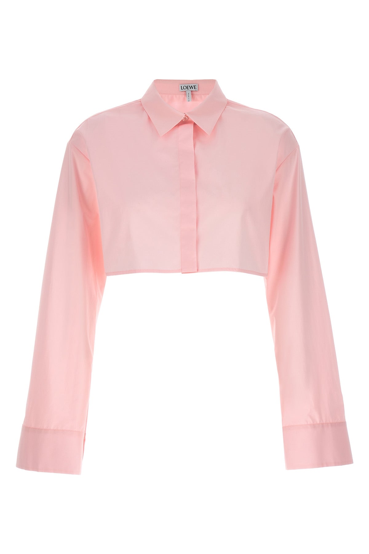 LOEWE CROPPED COTTON SHIRT S540Y05X676946