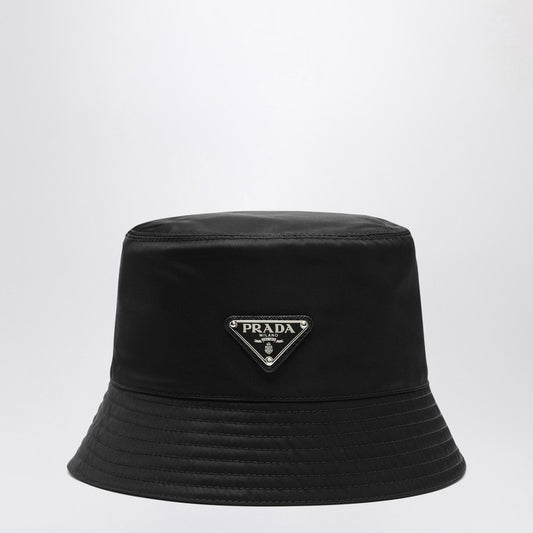 Prada Black nylon bucket hat 1HC1372DMIP_PRADA-F0002