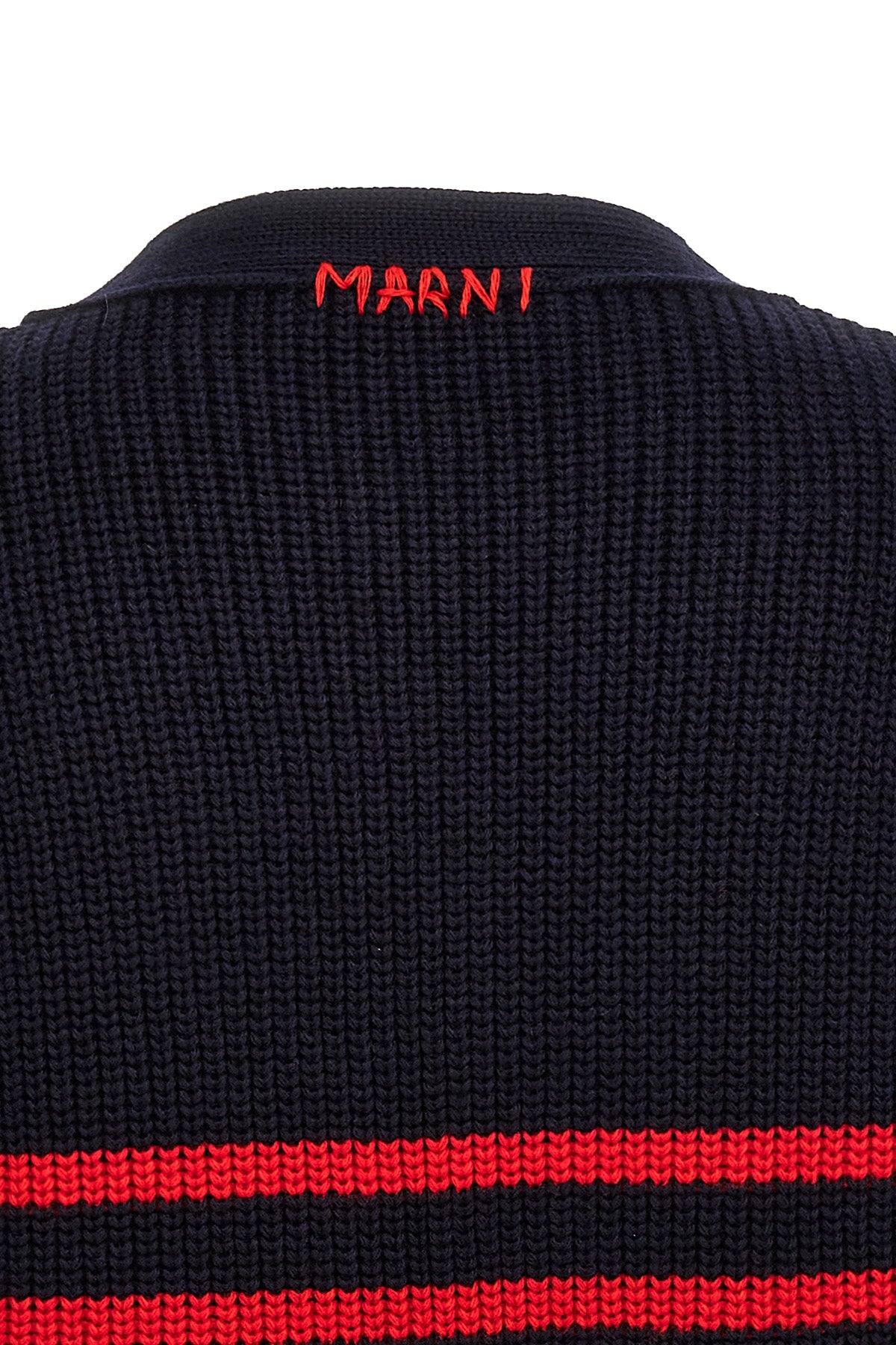 Marni DESTROYED EFFECT STRIPED CARDIGAN CDMG0127Q0UFC532RGB94