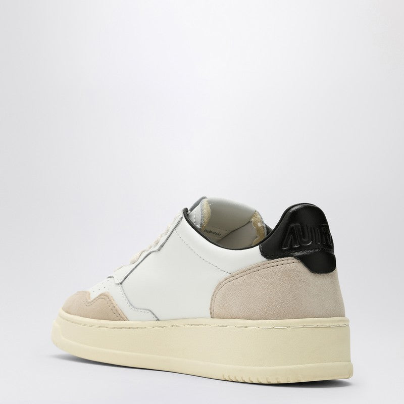 AUTRY Medalist trainer in white/black leather and suede AULWMA04P_AUTRY-MA04