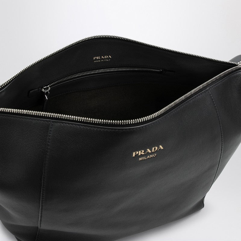 Prada Black leather shoulder bag 2VH177OOO2CYSP_PRADA-F0002