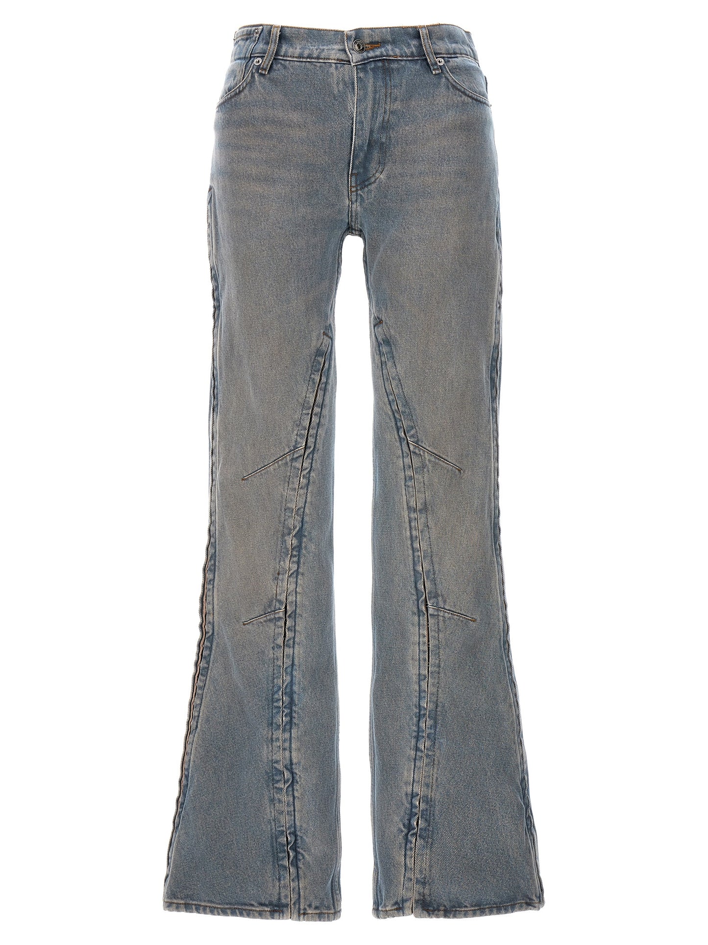 Y/Project 'HOOK AND EYE' JEANS 107PA002VINTAGEPINK