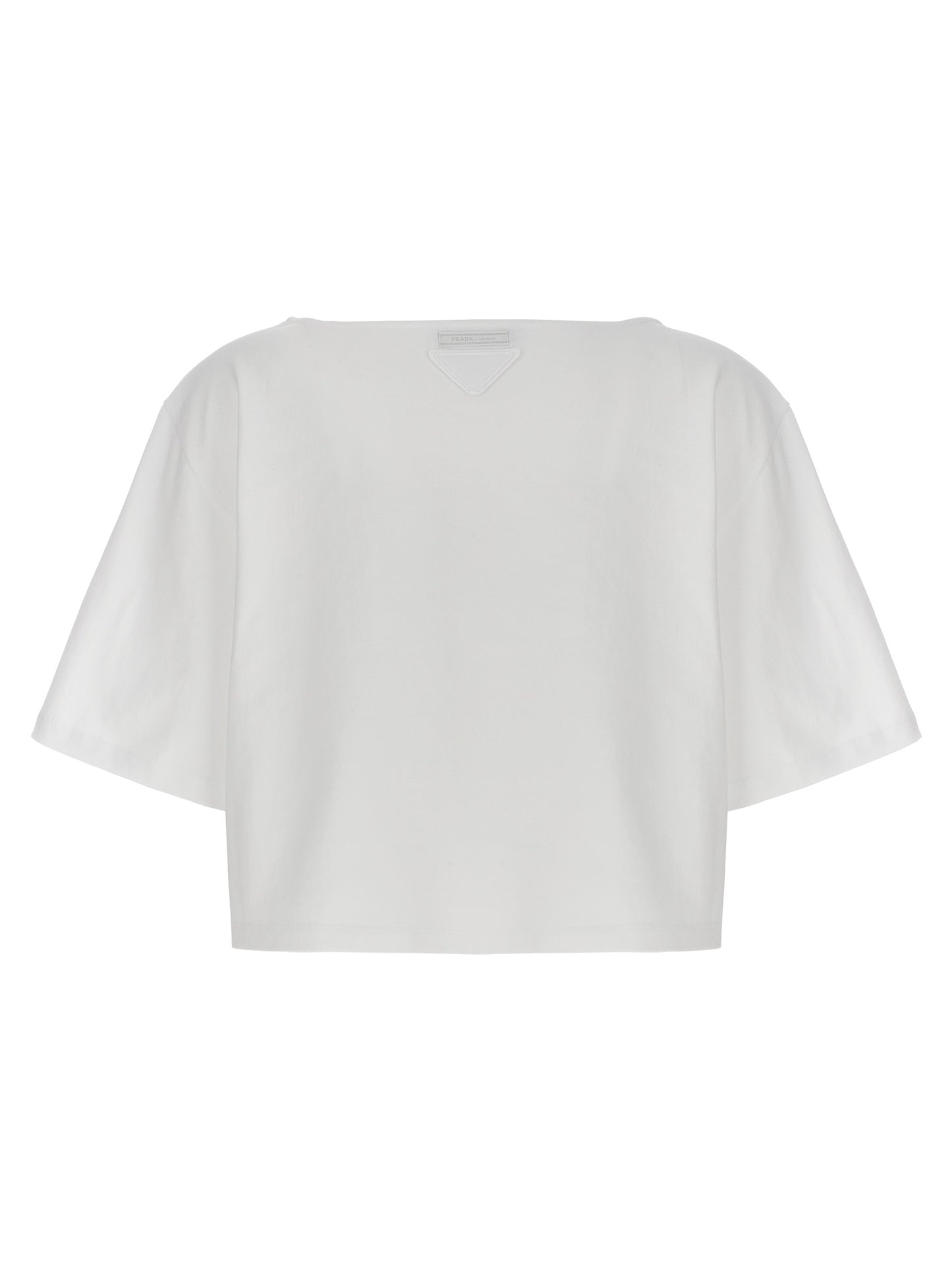 Prada LOGO CROPPED T-SHIRT 3546BSOOO14LQF0009