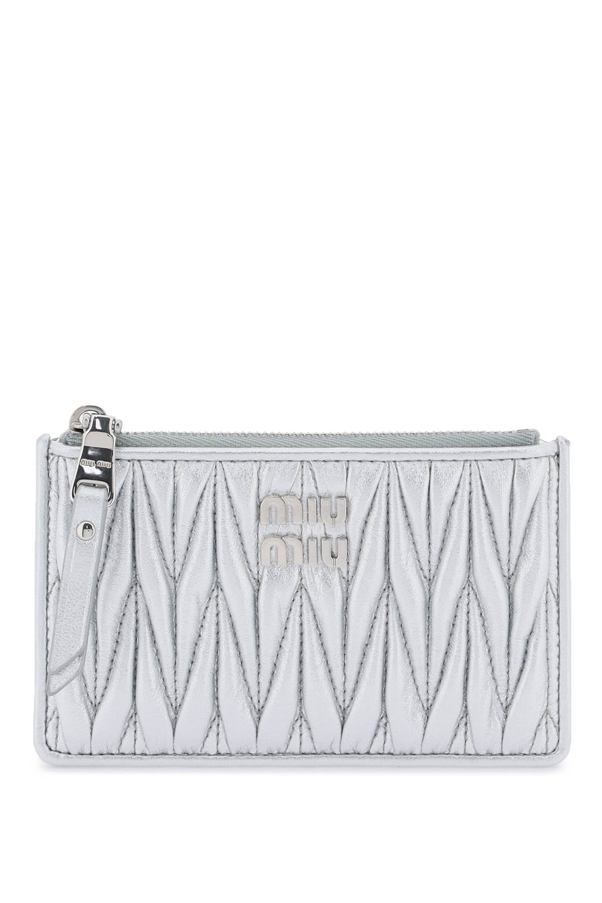 MIU MIU matelassé nappa leather wallet 5MB0602FPPF0118