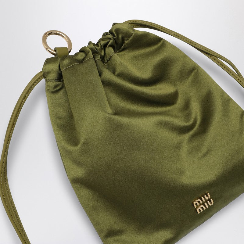 MIU MIU Green duchesse pouch 5NG0102CTBP_MIU-F077G