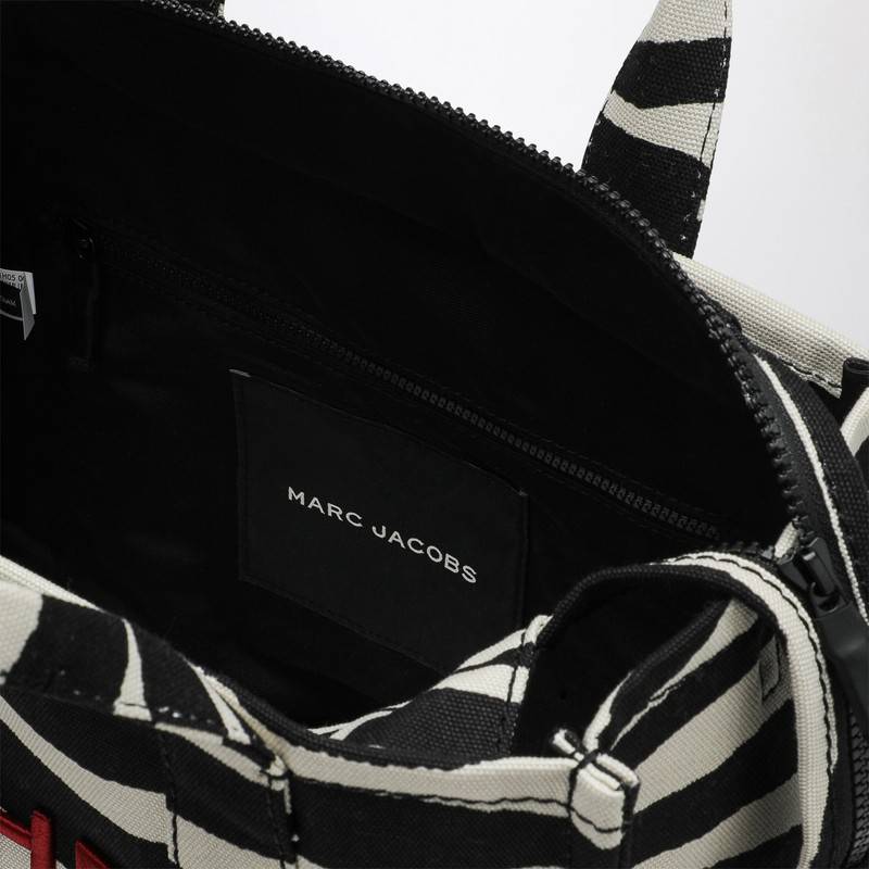 Marc Jacobs Medium tote bag in canvas with zebra print 2F4HTT021H05COP_MARC-005