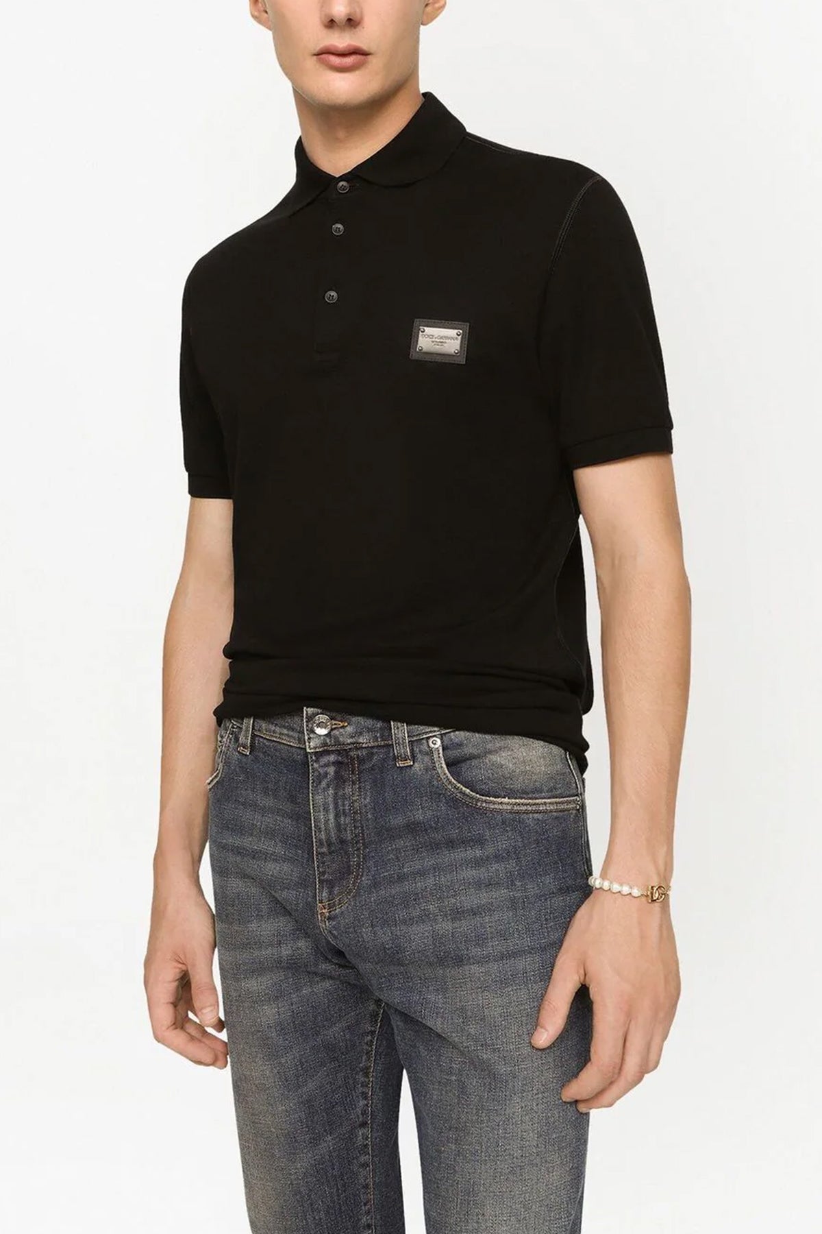 Dolce & Gabbana POLO 'DG ESSENTIAL' G8PL4TG7F2HN0000